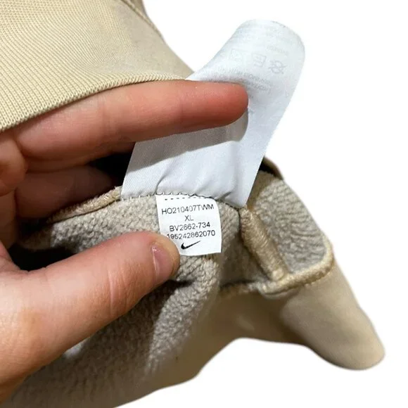 Nike Crewneck Sweatshirt Beige Women's - Picture 4 of 4